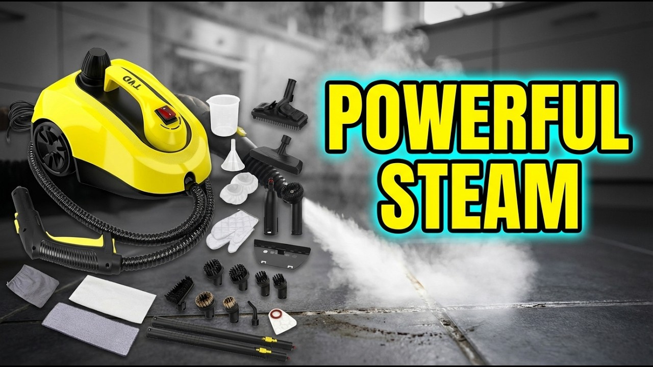 TVD Steam Cleaner Review: 26 Accessories, One Deep Clean