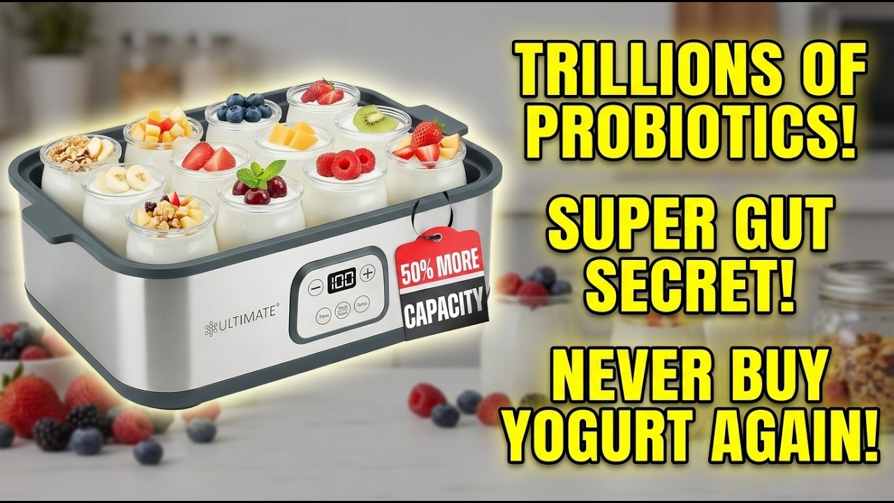 Ultimate Probiotic Yogurt Maker XL Review: 48 Hours, 12 Jars, Real L. Reuteri Yogurt