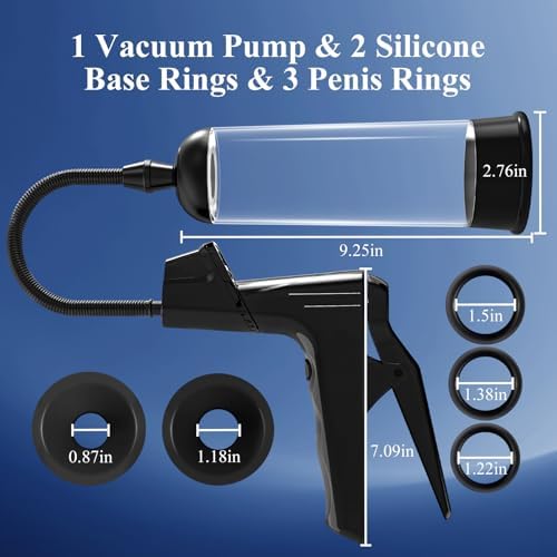 UTIMI penis pump with digital pressure gauge and trigger handle