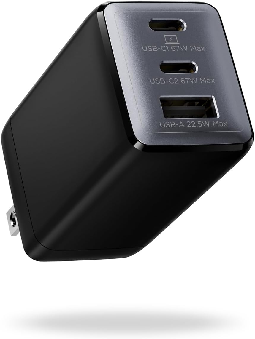 wegear 67W USB C Charger Review: One Compact GaN Block for Three Devices