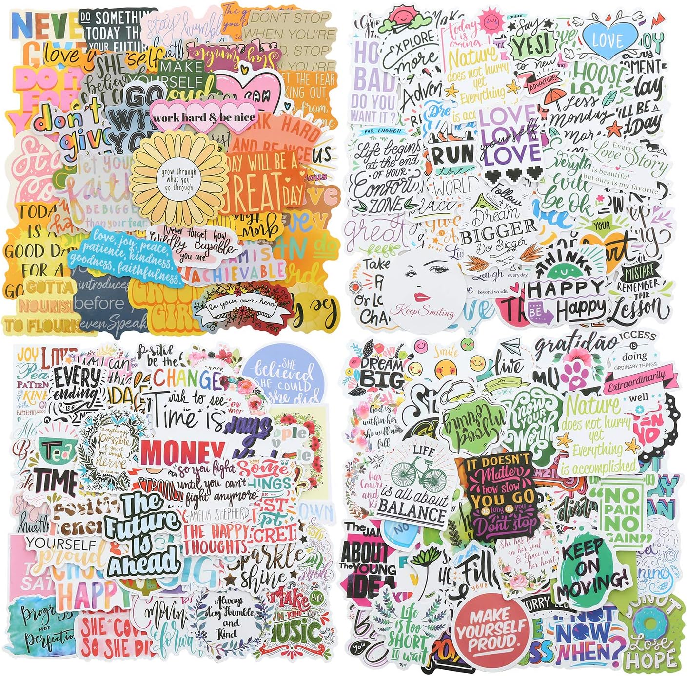 YOMELA 200pcs Motivational Quote Stickers Review: A Waterproof Vinyl Pack That Stays Put
