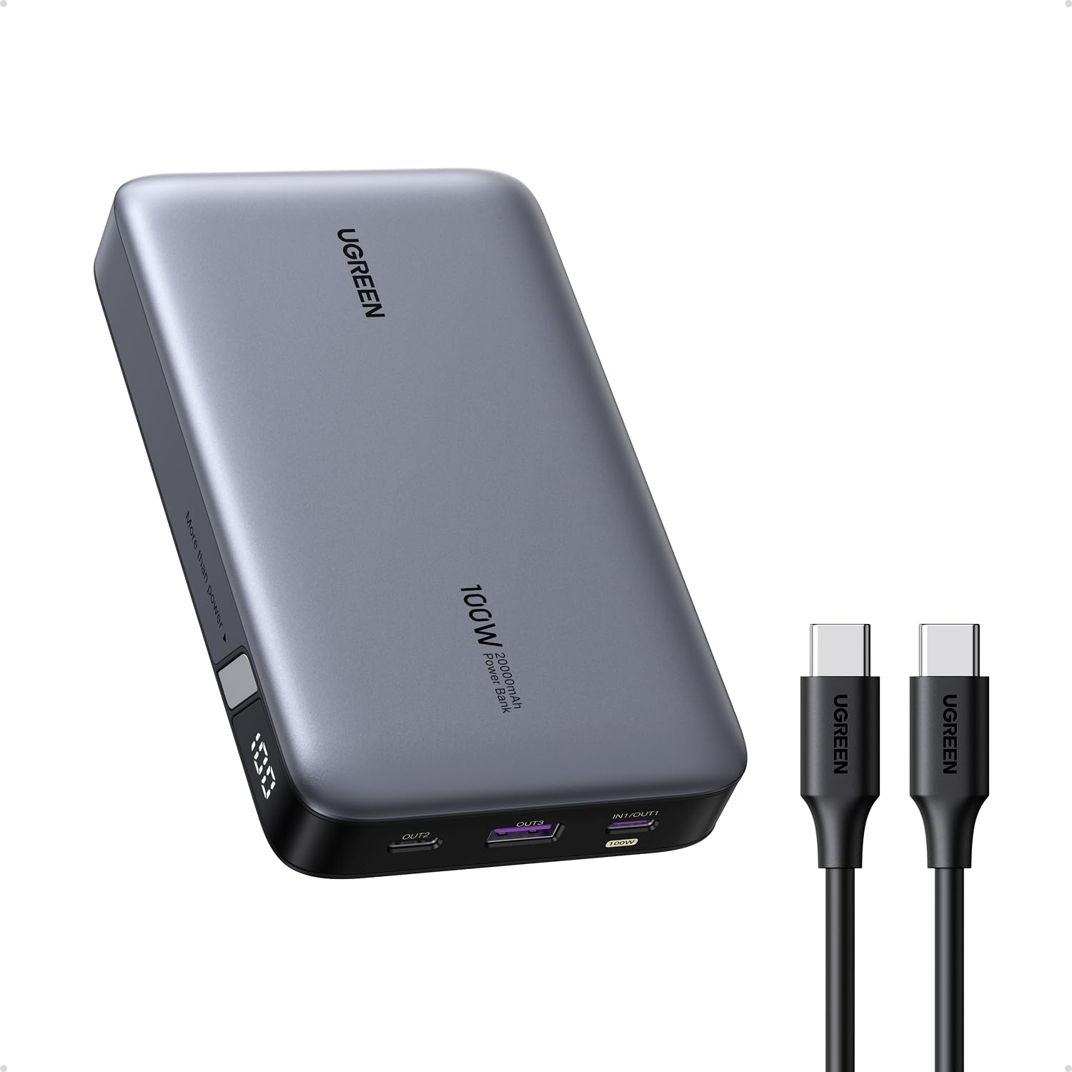 power bank and cables